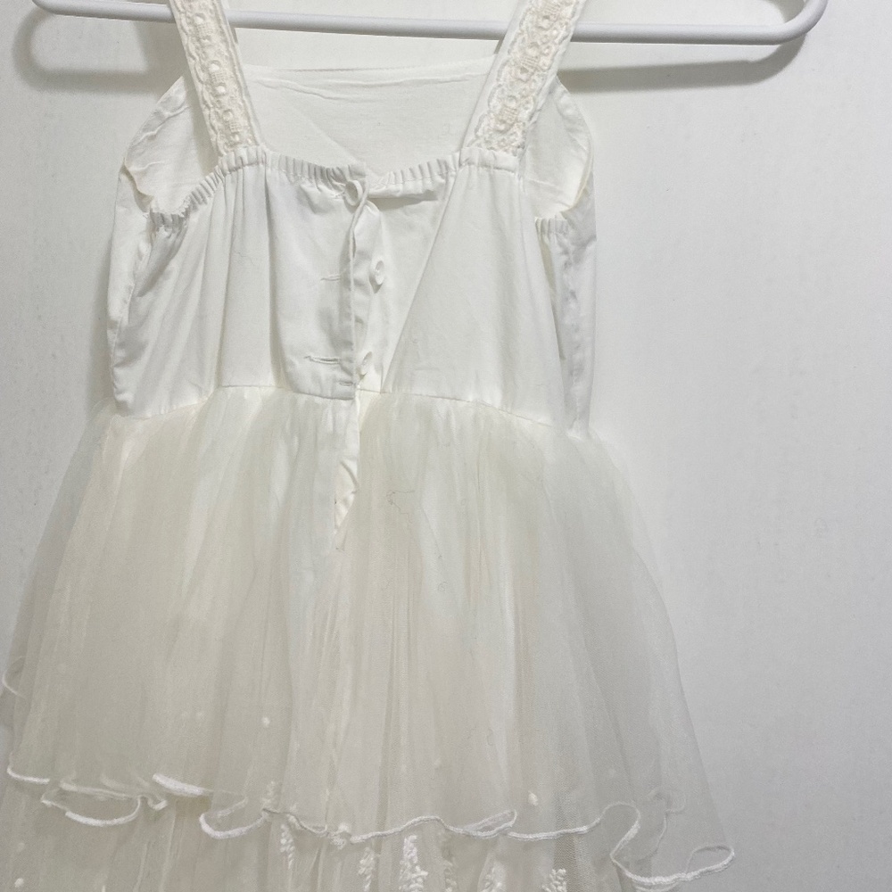 Only Little Once  Embroidered Lace  Size 10-12  Girls Sleeveless Maxi Dress . - Picture 8 of 13